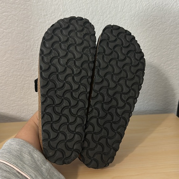 Women’s Birkenstock Buckley suede leather black mules loafers size 6 NWT - Picture 7 of 8